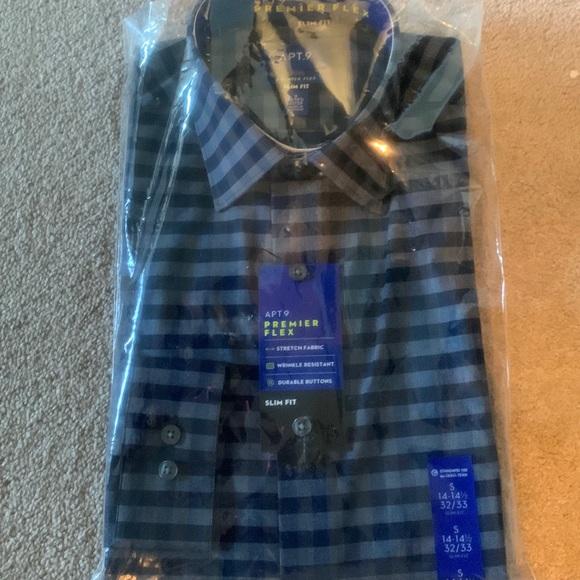 Apt 9 Kohls Premier Flex Slim Fit Plaid 